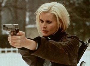And Geena Davis is ice-skate-shooting in this one.